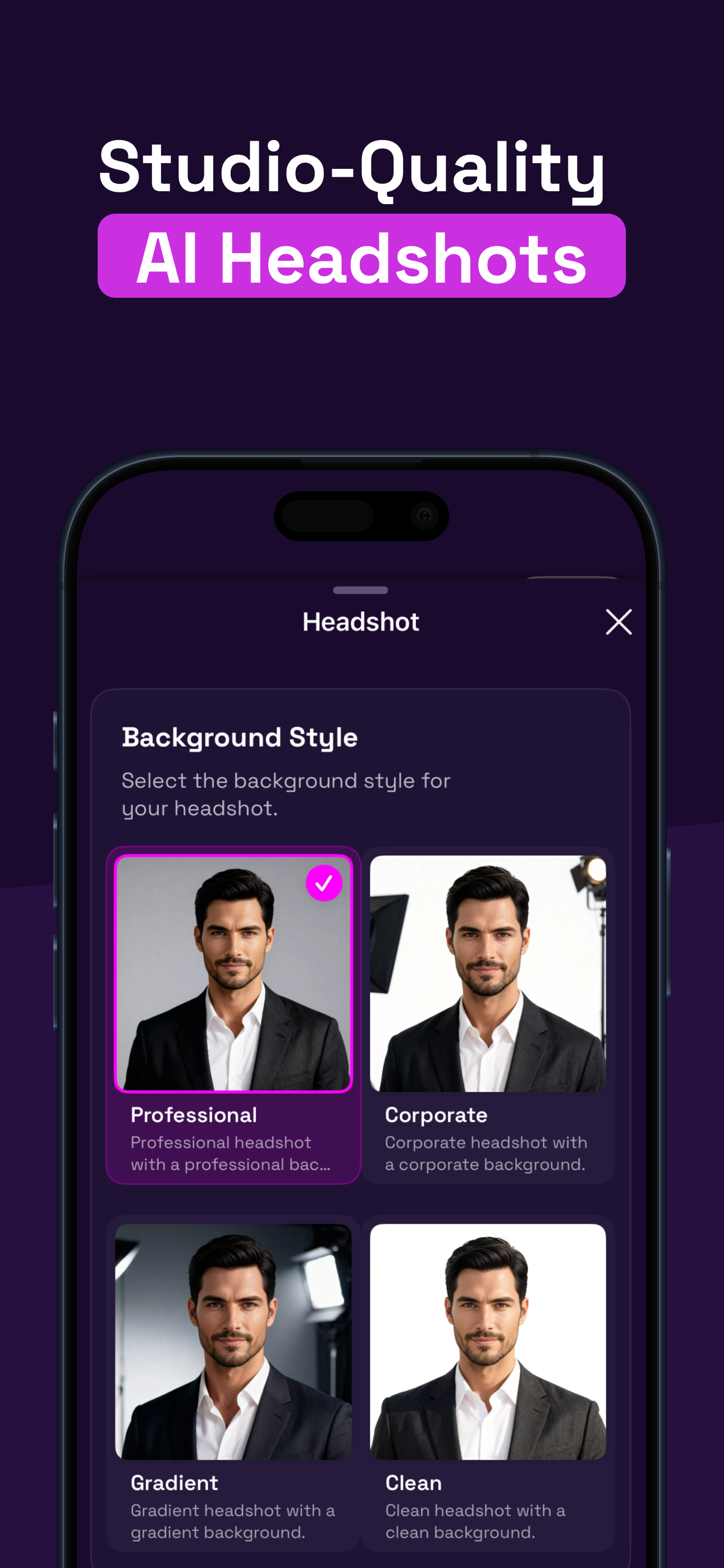 Photore app screenshot