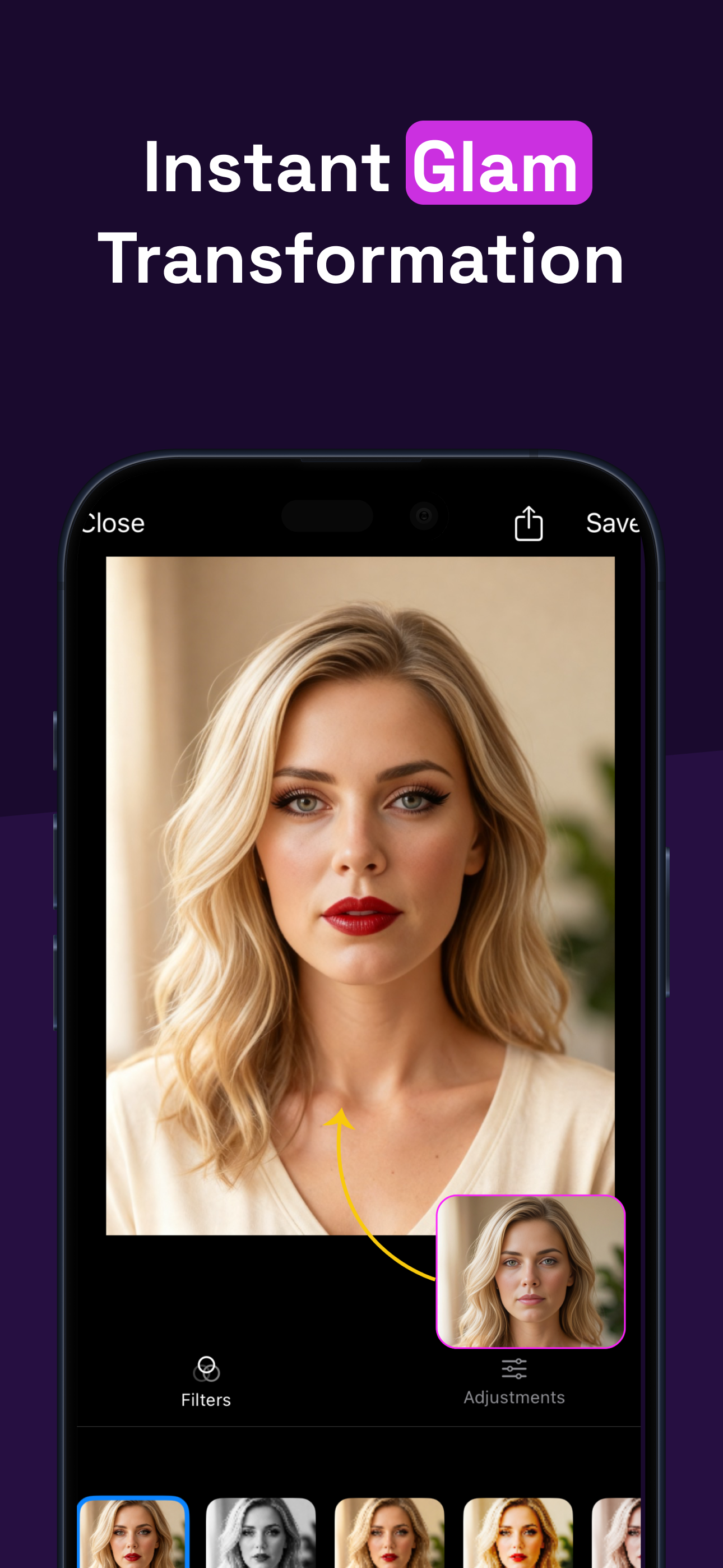 Photore app screenshot