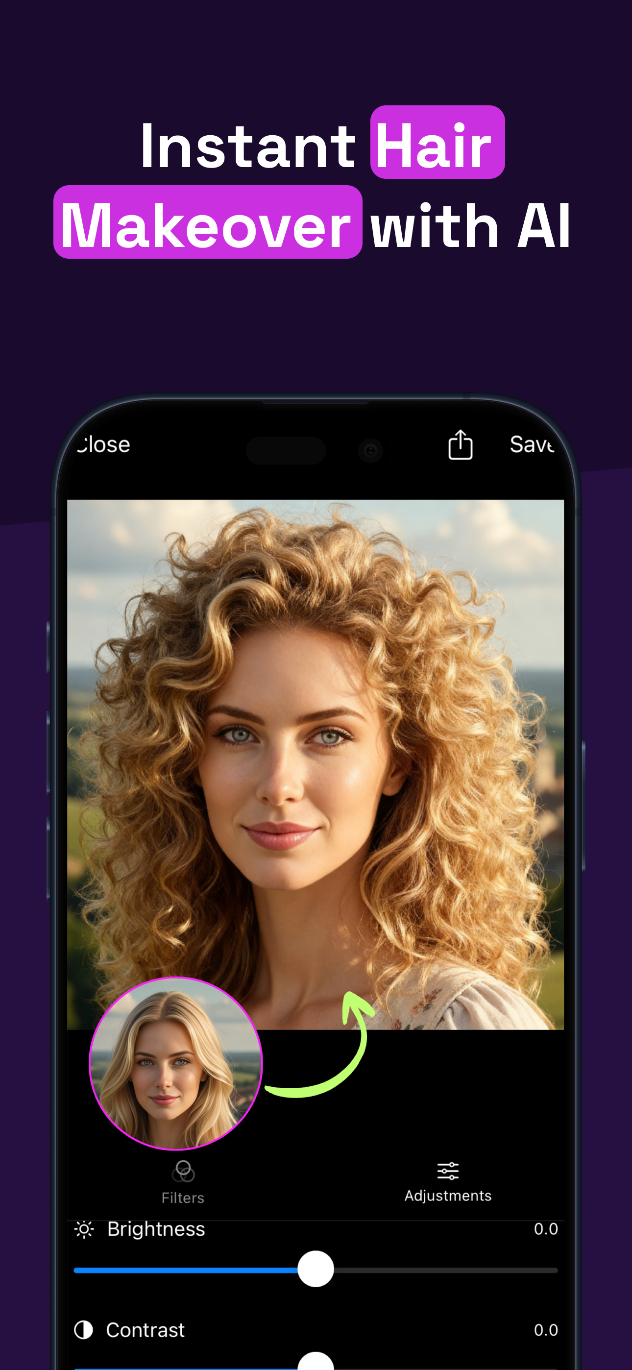 Photore app screenshot