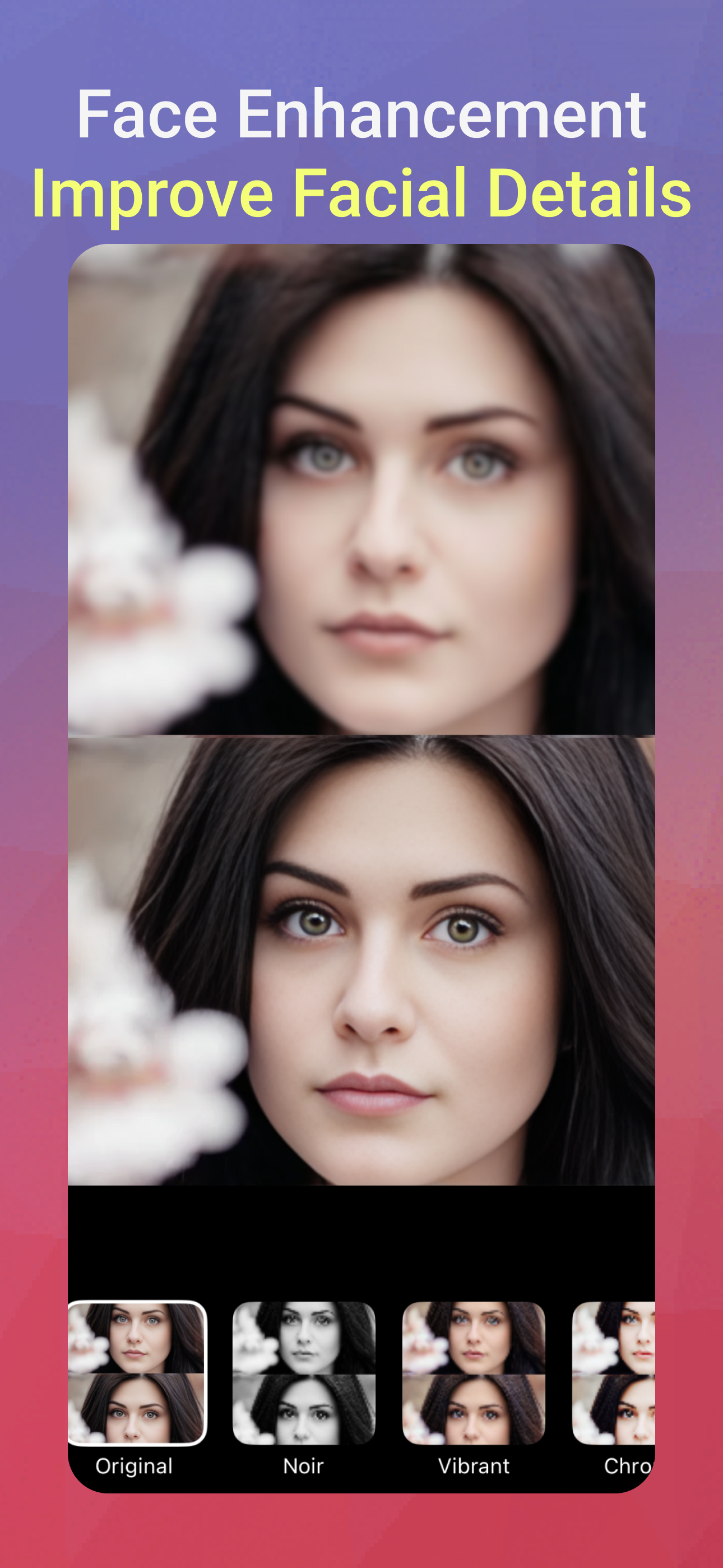 Restore Photos AI - Blurry Face Details